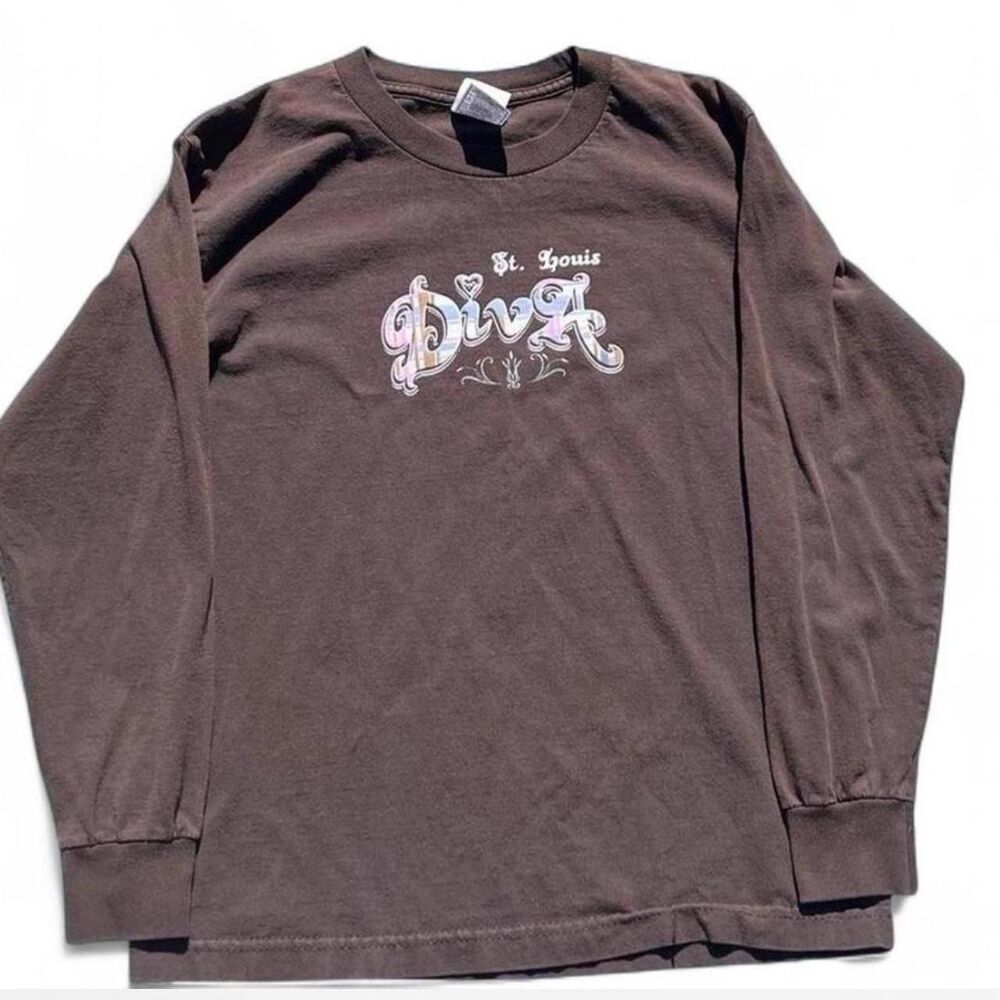Aaa DIva st louis Women's Brown longsleeve T-shirt